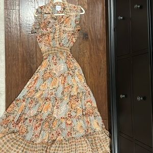 Misa long sleeveless dress size XS